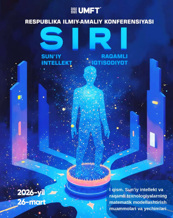 Sun’iy Intellekt va Raqamli Iqtisodiyot | SIRI-2026