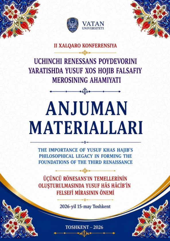 UCHINCHI RENESSANS POYDEVORINI YARATISHDA YUSUF XOS HOJIB FALSAFIY MEROSINING AHAMIYATI